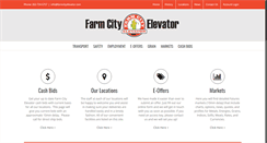 Desktop Screenshot of farmcityelevator.com